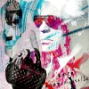 Acrylglasbild FASHION Icons