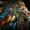 Acrylglasbild INDIAN KING