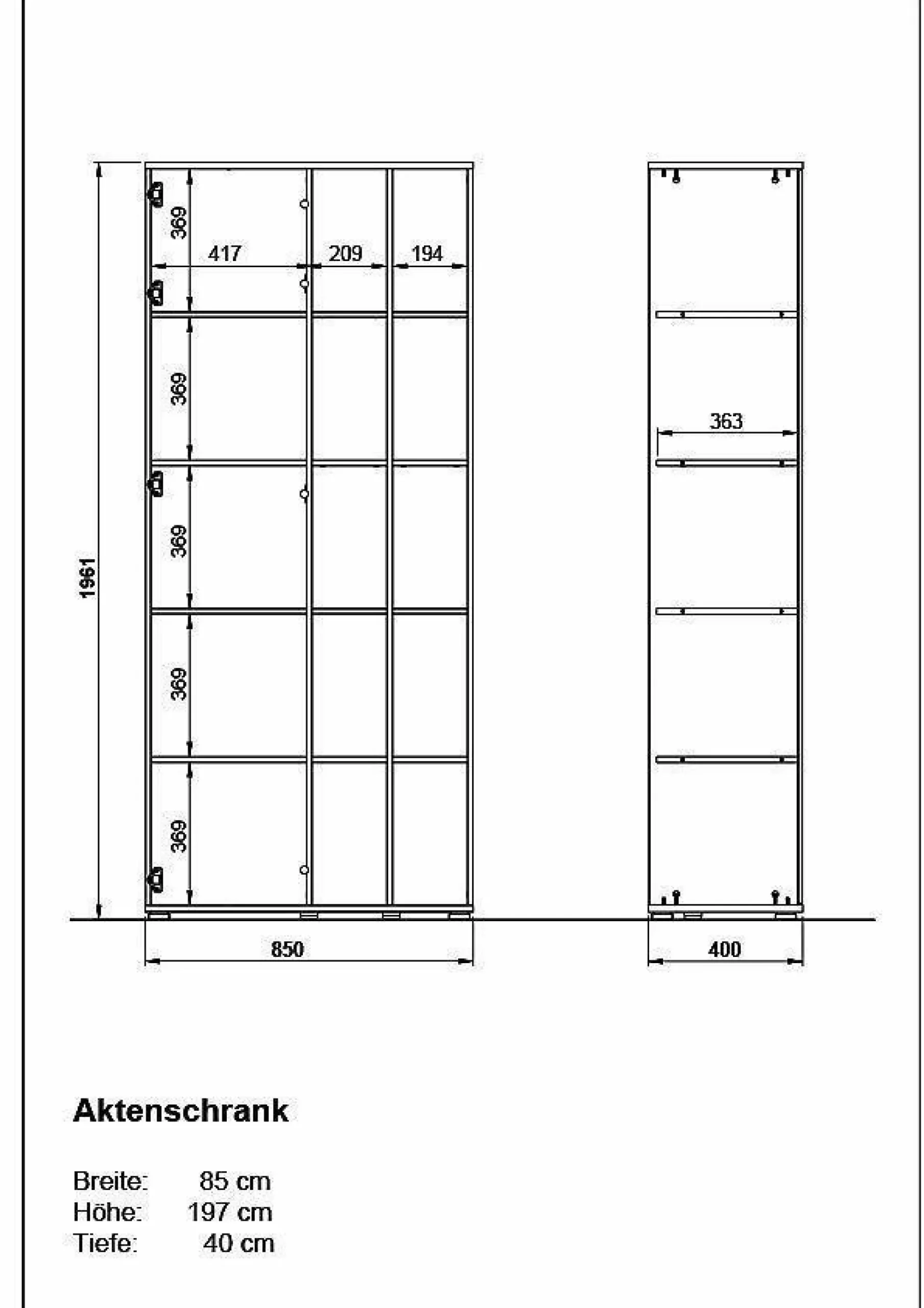 Aktenschrank LIONI