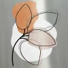 Aludibondbild ART LEAVES II