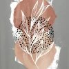 Aludibondbild ART LEAVES IV