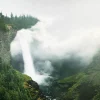 Aludibondbild MISTY WATERFALL