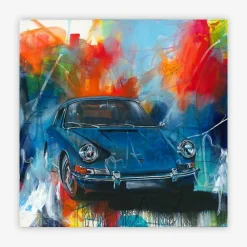 Aludibondbild PORSCHE 911 02