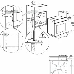 Backofen AEG GB5070SB