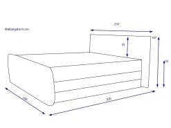Boxspringbett HARPER WARTA