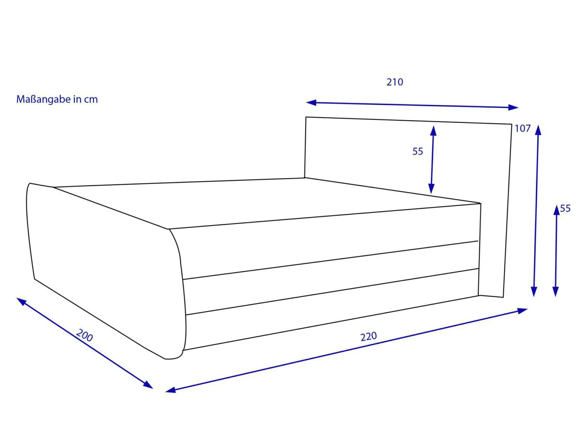 Boxspringbett HARPER WARTA