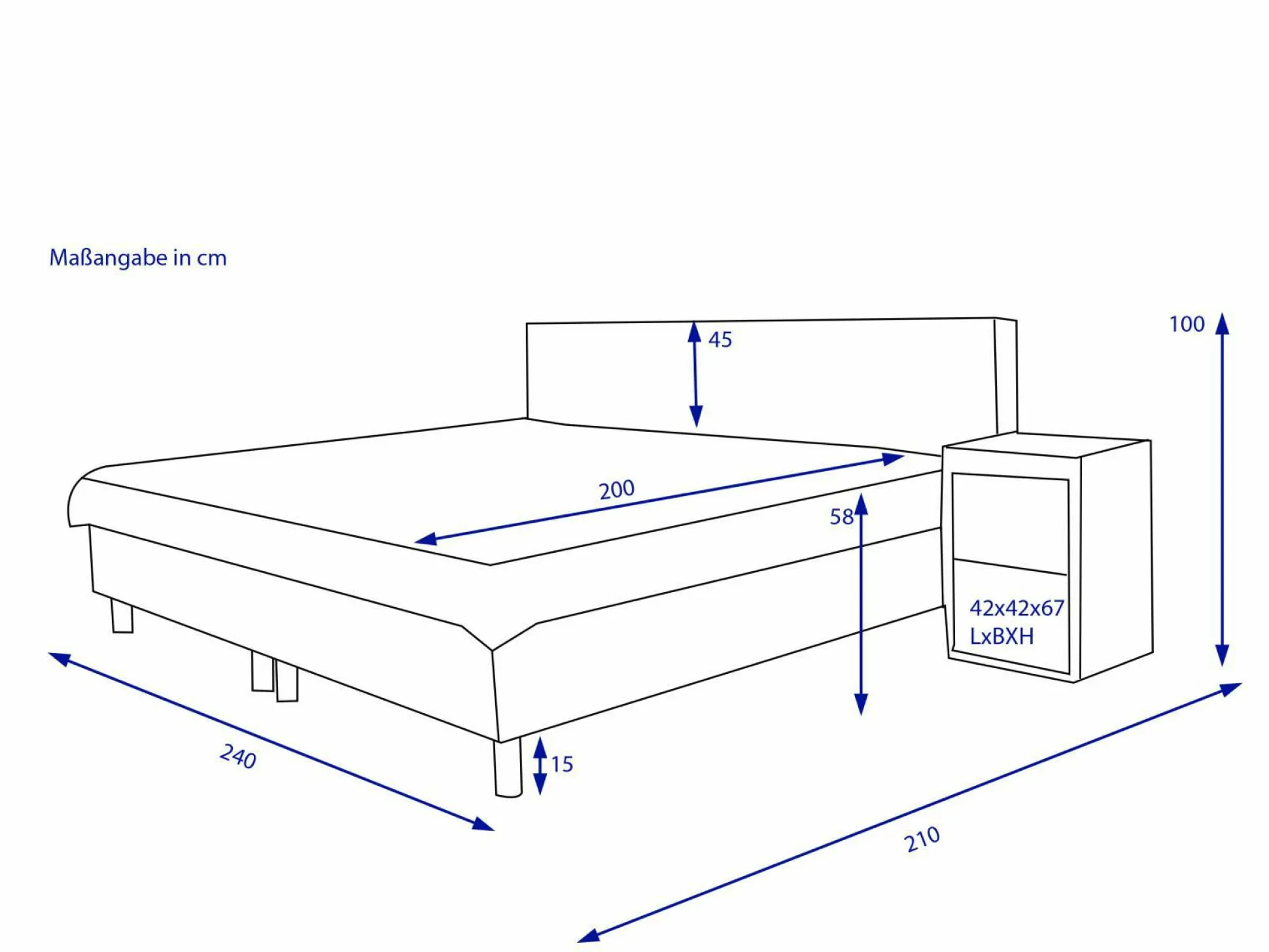 Boxspringbett SANSIBAR BILLUND