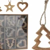 Christbaumschmuck Hänger STERN/TANNE/HERZ
