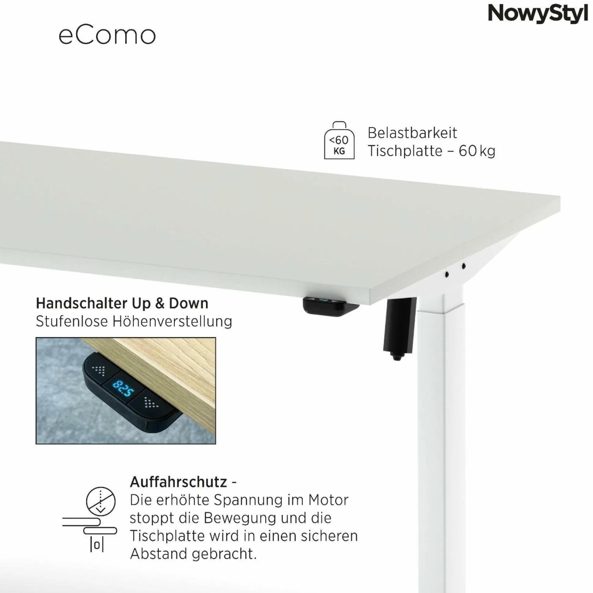 Elektroschreibtisch eCOMO