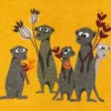 Fußmatte Erdmännchen Pepe,Bo,