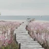 Gemälde HOLZSTEG ZUM STRAND