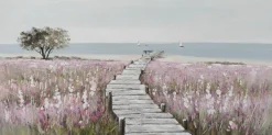 Gemälde HOLZSTEG ZUM STRAND