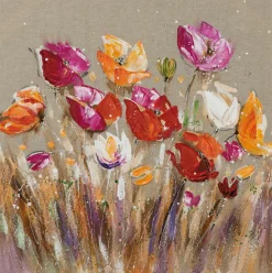 Gemäle FARBENFROHE BLUMEN