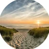 Glasbild WEG ZUM STRAND