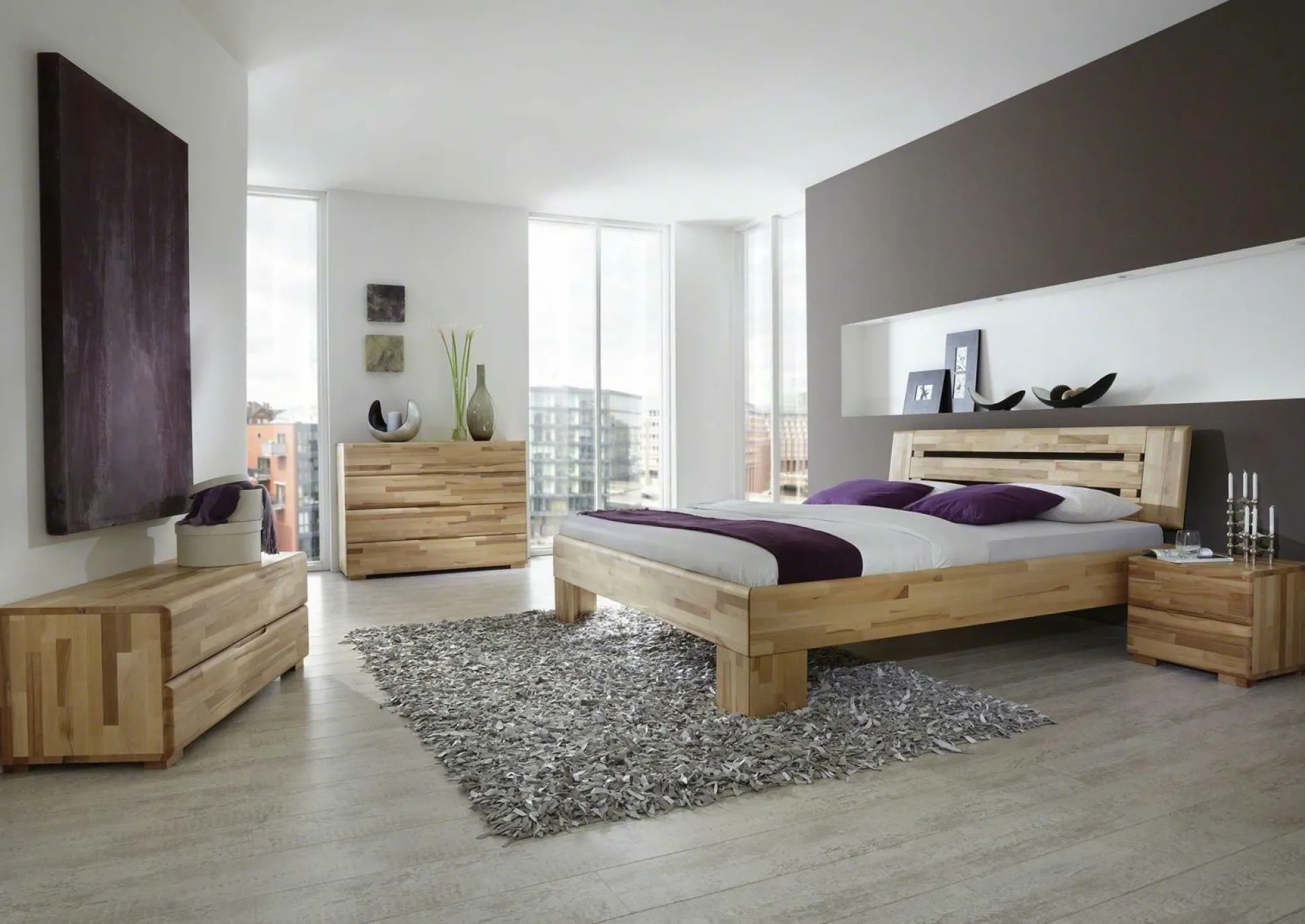 Holzbett Avantgarde