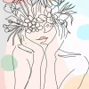 Keilrahmenbild FLOWERS VI