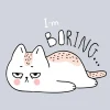 Keilrahmenbild I´M BORING