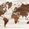 Keilrahmenbild WORLDMAP ON