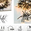 Lichterkette BLACK CLUSTER LED