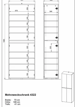 Mehrzweckschrank