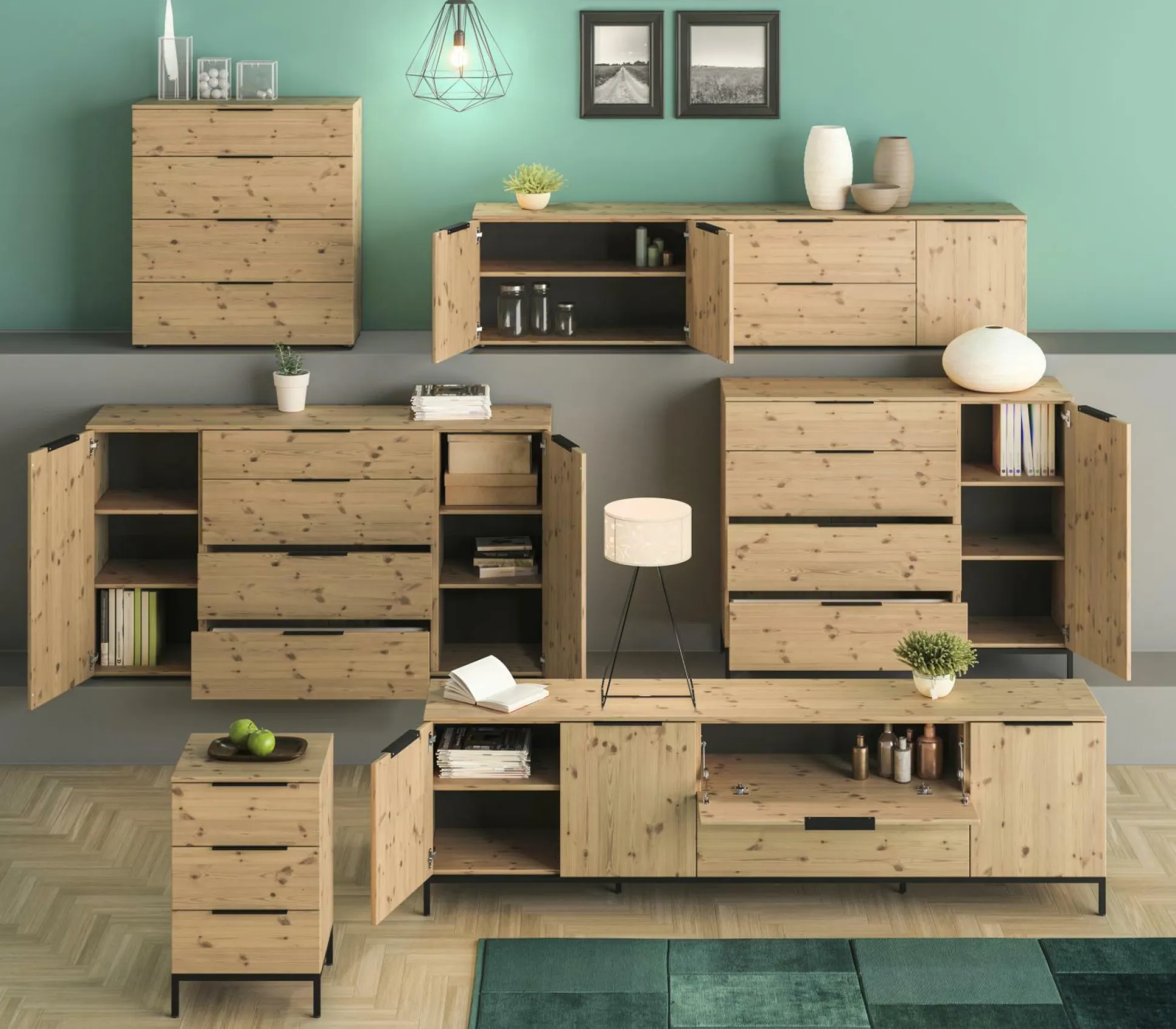 Metallgestell TREND Wood
