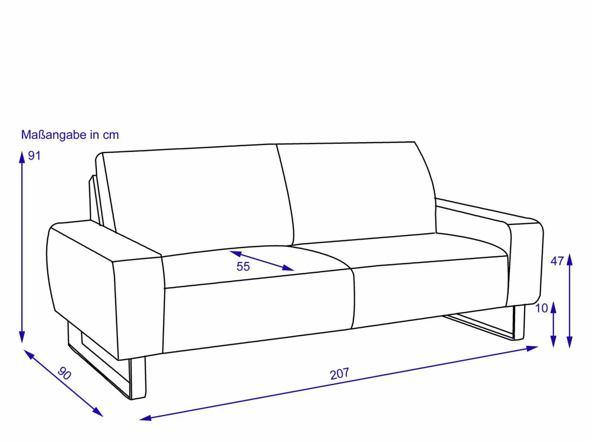 Sofa 3 Sitzer IMANI