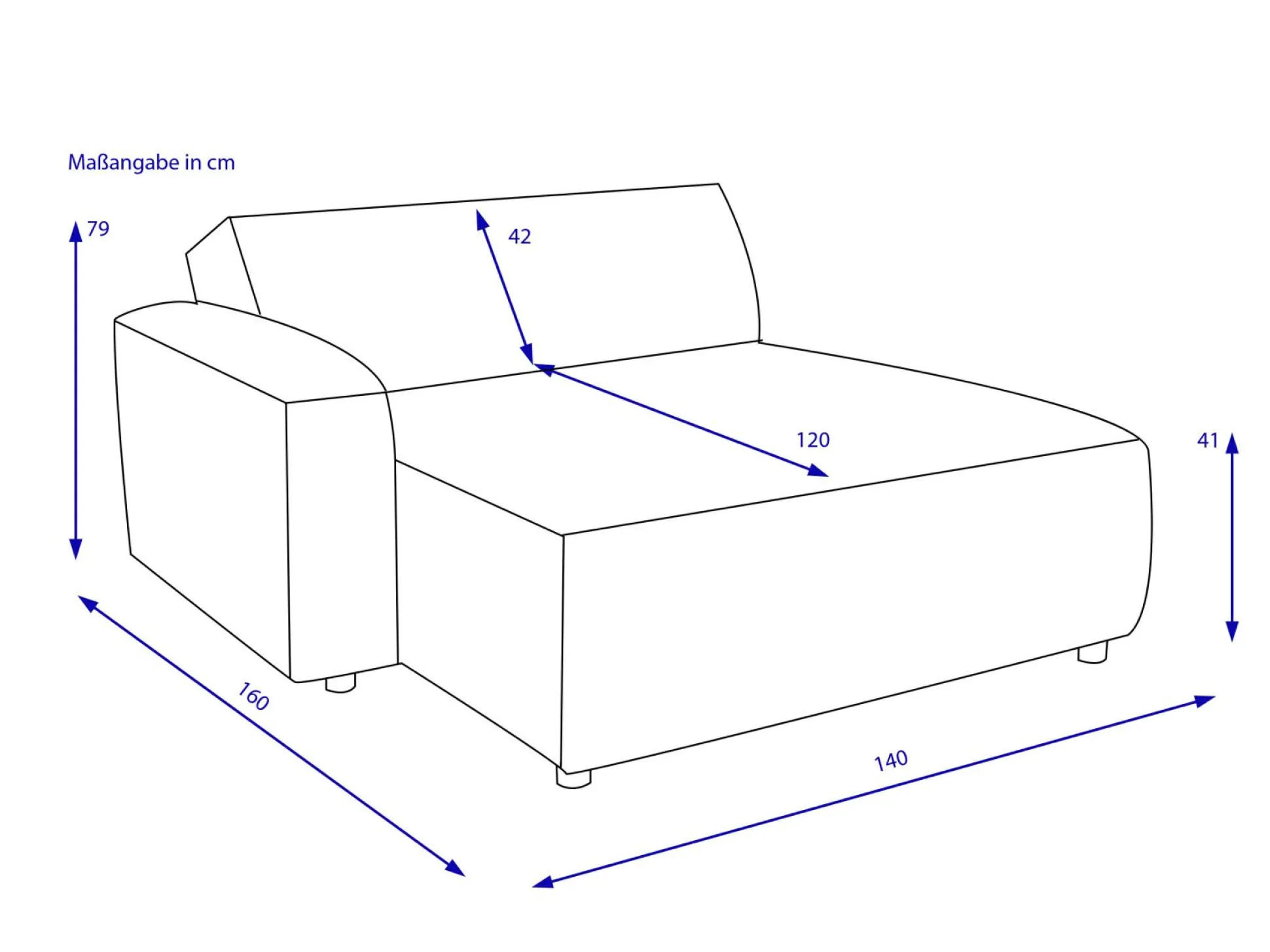 Sofaelement SANSIBAR KARLSHAM