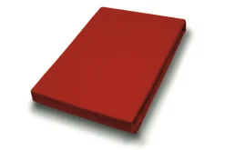 Spannbettlaken Jersey rot