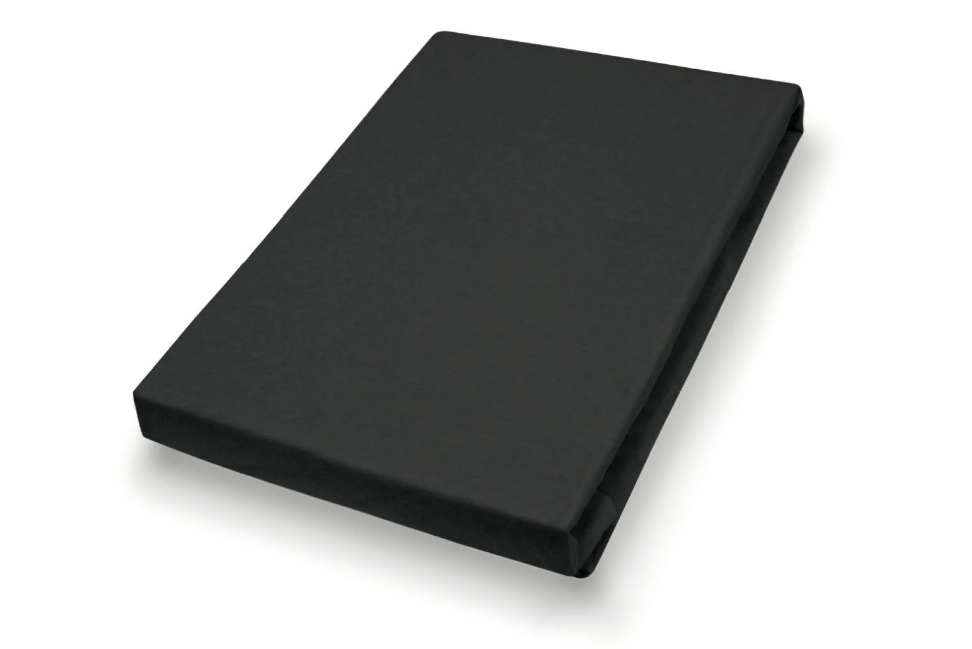 Spannbettlaken Jersey schwarz