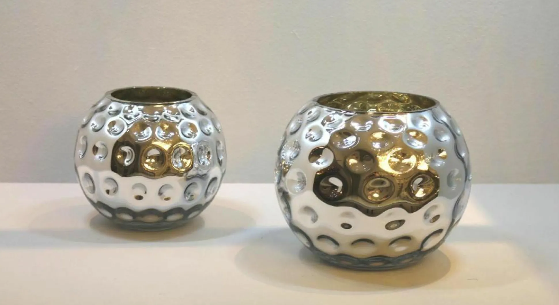 Vase SILVER GOLFBALL