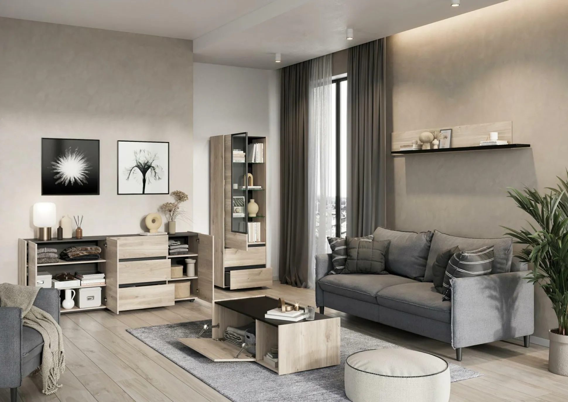 Vitrinenschrank CANTORIA