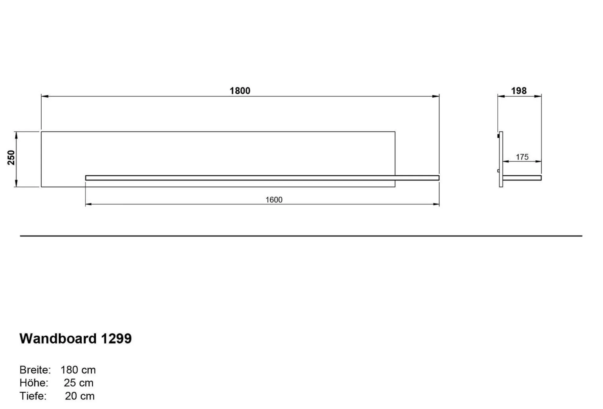 Wandboard CANTORIA