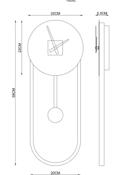 Wanduhr SUSSY