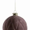 Weihnachtskugel beflockt