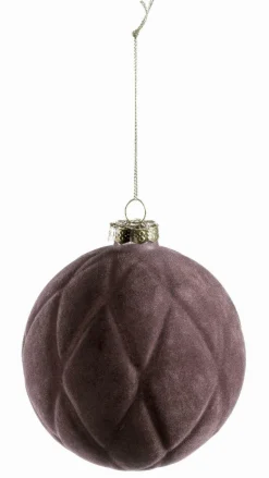 Weihnachtskugel beflockt