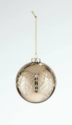 Weihnachtskugel gold