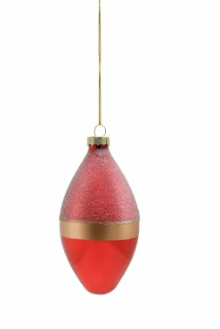Weihnachtskugel Zapfen GOLDEN STRIPE